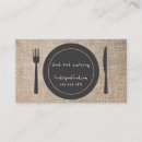 Buscar foodie tarjetas de visita Comida