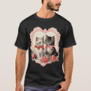 Buscar floral retro camisetas Rosa