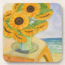 Buscar girasoles posavasos Pintar