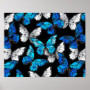 Buscar dibujo de la mariposa posters Azul