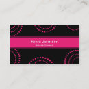 Buscar punteado tarjetas de visita Elegante