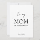 Buscar mamá tarjetas Minimalista
