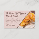 Buscar entrega la comida de tarjetas de visita Restaurante