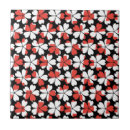 Buscar flores rojas azulejos Floral