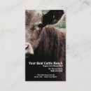 Buscar novilla tarjetas de visita Vaca