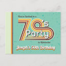 Buscar 70s invitaciones Años 70