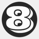 Buscar ocho pegatinas Para todos