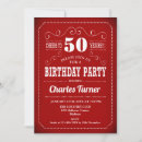 Buscar los retros invitaciones 50 cumpleaños Para él