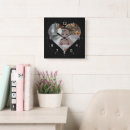 Buscar en forma corazón de relojes de pared Familia