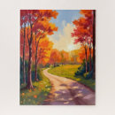 Buscar paisaje del otoño puzzles Naturaleza