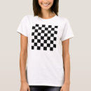 Buscar ajedrez camisetas Negro