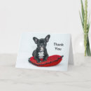 Buscar bulldog francés tarjetas Negro