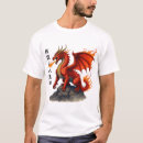 Buscar dragón rojo camisetas Fantasía