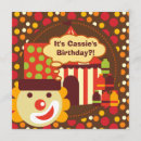 Buscar payasos de circo invitaciones Lindo