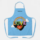 Buscar glbt delantales Arco iris