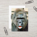 Buscar primate tarjetas de visita Divertido