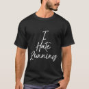 Buscar odio correr camisetas Ejecutar