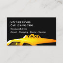 Buscar servicio del transporte tarjetas de visita Taxi