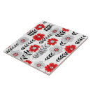 Buscar daisy azulejos Rojo