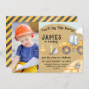 Buscar construction invitaciones Excavadora