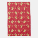 Buscar estrella del oro paños de cocina Navidad