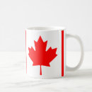 Buscar bandera canadiense tazas Hoja de arce