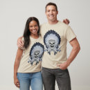 Buscar cráneo indio camisetas Jefe