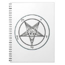 Buscar satánico libretas Baphomet