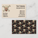 Buscar calaveras tarjetas de visita General y unisex
