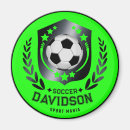 Buscar balones de fútbol imanes Verde