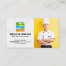 Buscar uniformes tarjetas de visita Cocinero