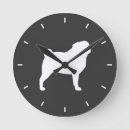 Buscar pug relojes de pared Animales
