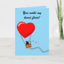 Buscar corazones flotantes tarjetas Amar