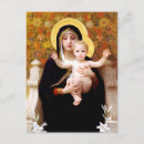Buscar pinturas del bouguereau tarjetas Madonna y niño