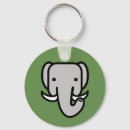 Buscar el colmillo llaveros Tronco