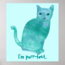 Buscar gato abstracto posters Azul