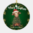 Buscar ternera adornos Navidad