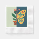 Buscar mariposas coloridas servilletas Retro