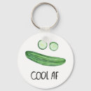 Buscar pepino llaveros Verde