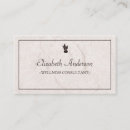 Buscar nutrición tarjetas de visita Elegante