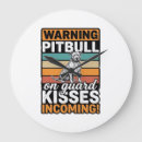 Buscar pitbull relojes de pared Pug