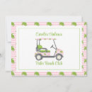 Buscar palos de golf tarjetas Acuarela