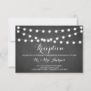 Buscar luces de cadena boda recepcion invitaciones Rústico