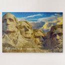 Buscar el monte rushmore puzzles George washington