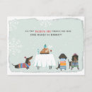 Buscar perros lindos postales Feliz navidad