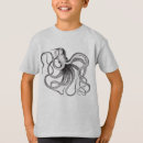 Buscar pulpos camisetas Para niños