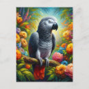 Buscar loro gris postales Adorable