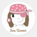 Buscar pirata del chica pegatinas Niños