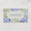 Buscar boda del hydrangea tarjetas de visita Elegante