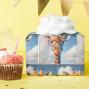 Buscar jirafa papel de regalo Nube